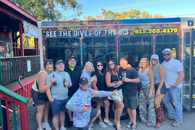 Nashville: Dive Bar Shuttle Tour with Hop-On Hop-Off Stops