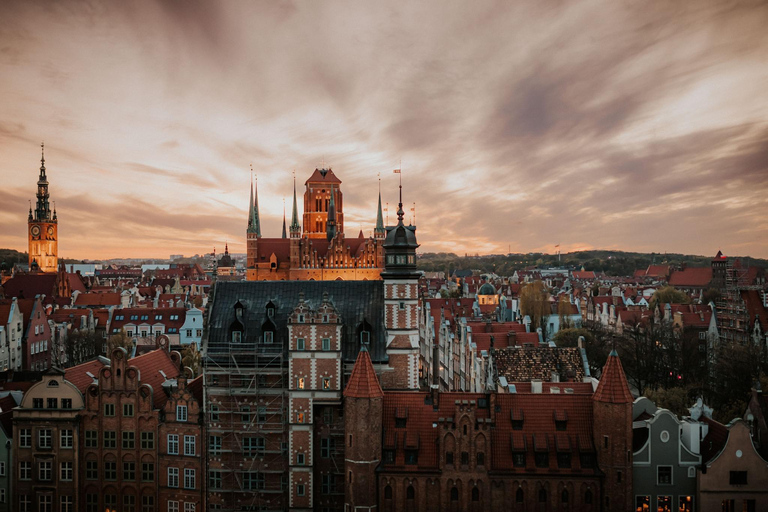 Centre de Gdansk : Dîner sur le toit au 8ème étageCentre de Gdansk : Restaurant avec toit au 8ème étage