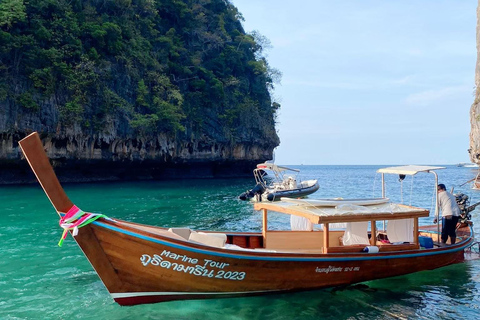 Luxe privé longtailboot naar Maya Bay