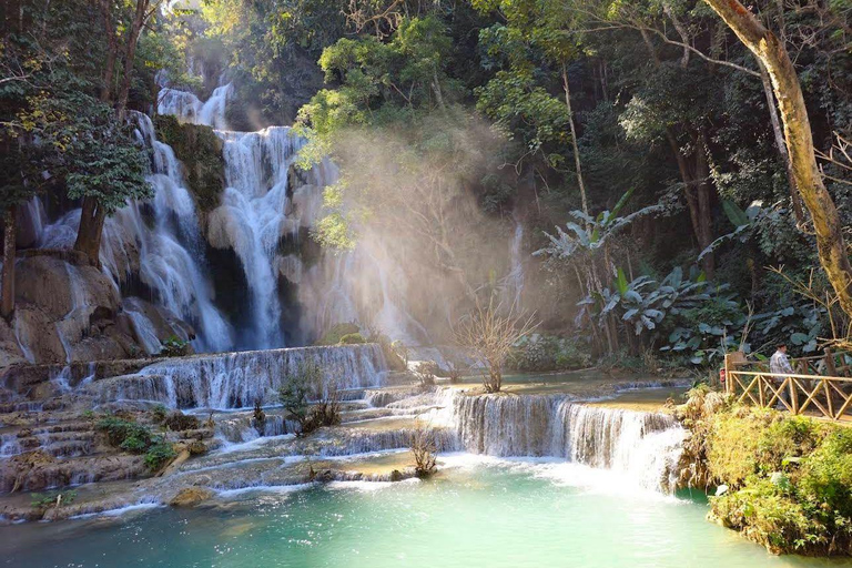 Private Boat to Caves, Portery village and Kuang si fall