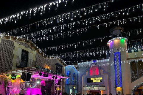 Bogotá: Rooftop Drinks, Dinner & VIP Nightclub Experience