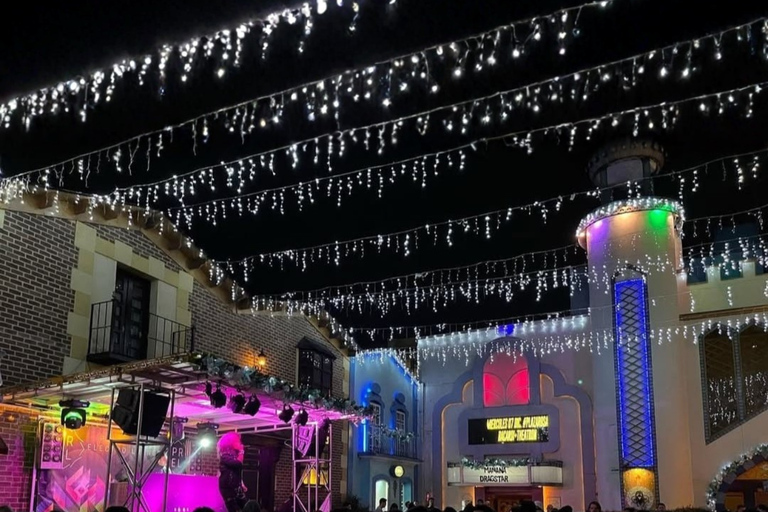 Bogotá: Rooftop Drinks, Dinner & VIP Nightclub Experience