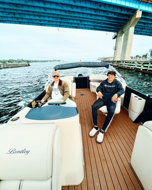 Full Day Pontoon Boat Rental Okaloosa Island GetYourGuide