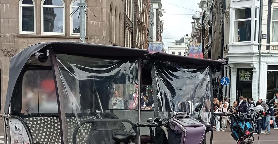 Afbeelding 9 van Amsterdam: Privé stadstour met gids per fietstaxi