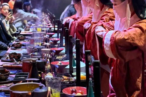 Chongqing: Ba Banquet Show and Dinner SVIP Seat-Lunch+costume and makeup