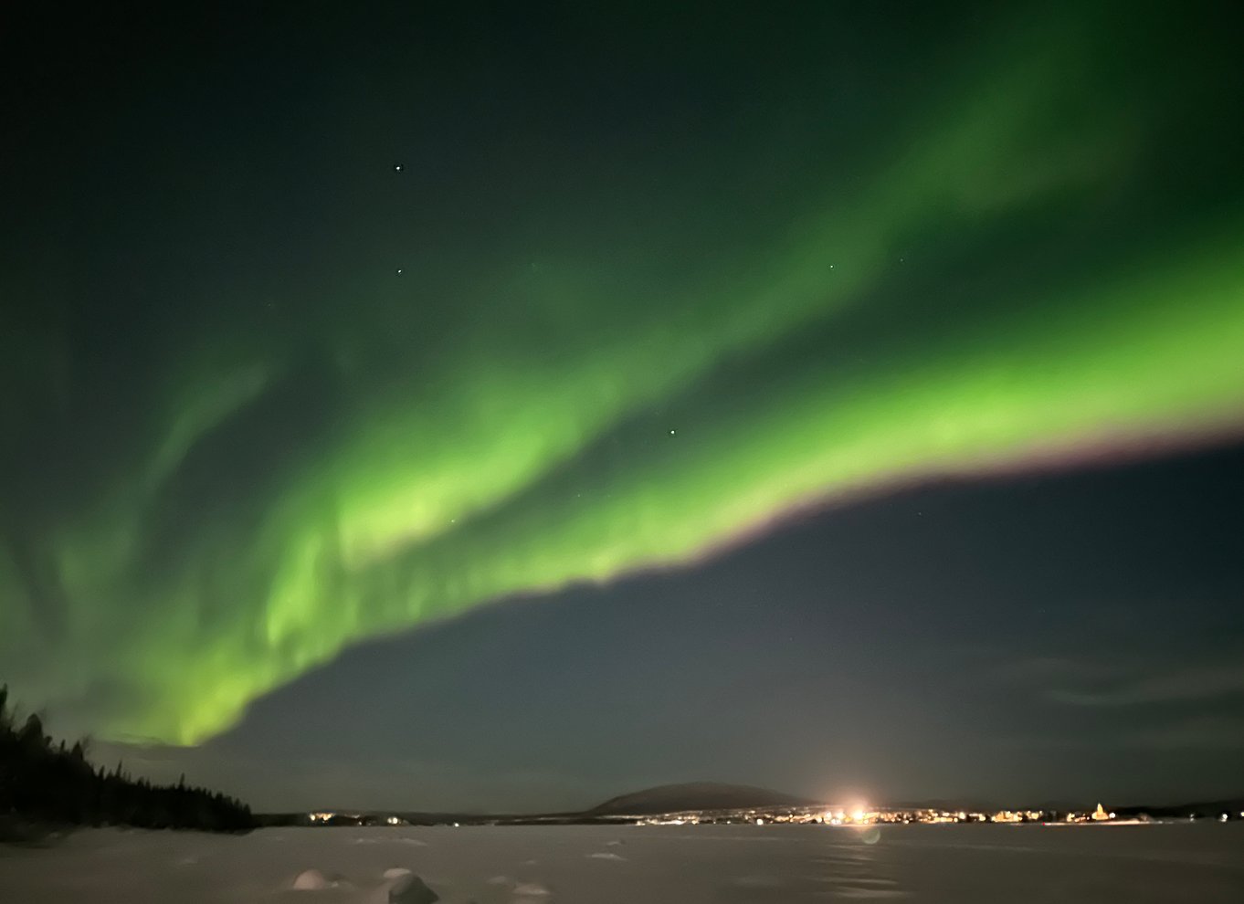 Kiruna: Guidet snescootertur og nordlysjagt