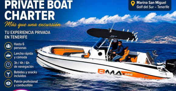 South Tenerife: Private Boat Excursion with Snorkeling and Drinks
