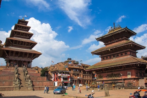 Au départ de Katmandou : Lever de soleil à Nagarkot et visite du patrimoine de Bhaktpur