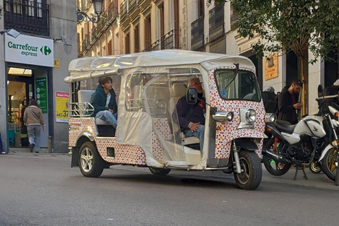 Madrid: City Tours - 6 seats private ecological tuk tuk Madrid: City Tour Highlights must see (1,5 hours)