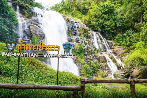 Chiang Mai: Doi Inthanon Park, Watervallen en Hilltribe Tour