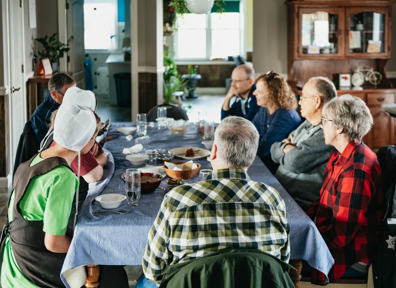 Lancaster County: Rundvisning og måltid hos en amish-familie