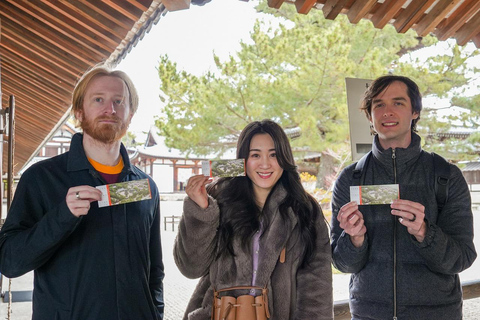 Excursión Privada de un Día a lo Más Destacado de Nara y Osaka