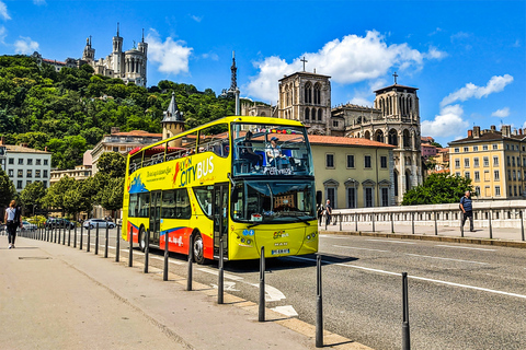 Lyon City Hop-on Hop-off Sightseeing Bus Tour 2-Days Pass