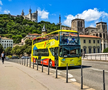 Lyon City Wycieczka autobusowa hop-on hop-off wycieczka krajoznawcza