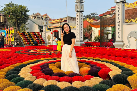 河内：Cu Da 酱油村或帽子和香料村Afternoon: Hat Village &amp; Incense Village - Best -SMALL GROUP