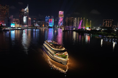 Romantic Dinner On Cruise On Saigon River With Fireworks Buffet Lunch Without Pick-Up