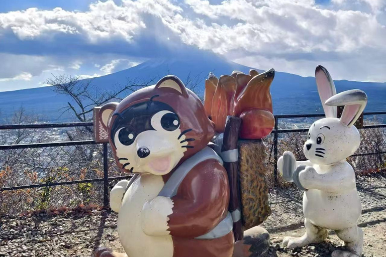 جبل فوجي وبحيرة كاواجوتشيكو روبواي وجولة أوشينو هاكاي ليوم واحدجولة جبل فوجي من محطة JR طوكيو المغا