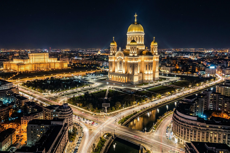 Bucharest: Parliament, Ceausescu Mansion & Village Museum COACH TOUR Audio guide in 24 languages