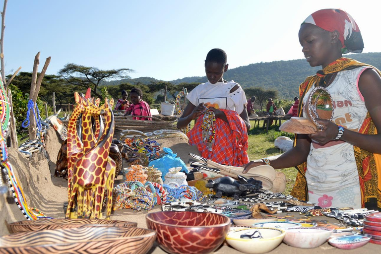 Experiência de excursão de um dia à vila Masai saindo de NairóbiExperiência de passeio de um dia na aldeia Masai saindo de Nairóbi