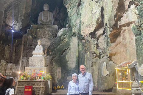 Avventura nella città di Da Nang: Cultura Storia Massaggio Tour privatoTour privato della città e del massaggio cieco in moto