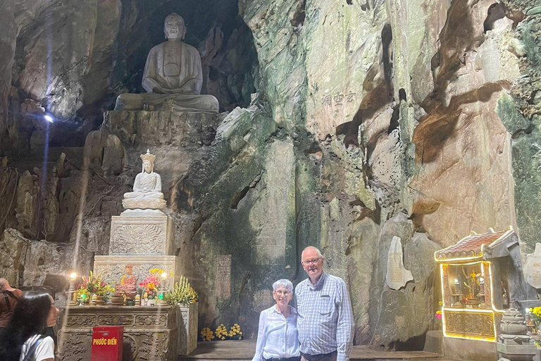 Avventura nella città di Da Nang: Cultura Storia Massaggio Tour privatoTour privato della città e del massaggio cieco in moto