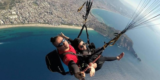 Paragliding Flight From Alanya