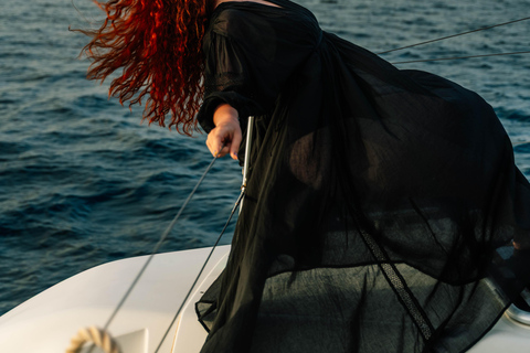 Premium Sunset Cruise Rethymno Golden Hour, Open Bar & Tapas