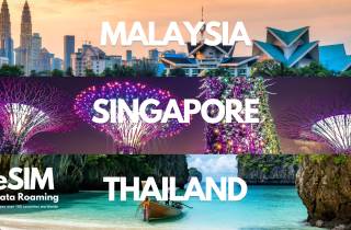 Singapur, Thailand & Malaysia: Unbegrenzte mobile Daten eSIM