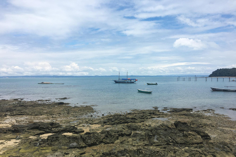 Dos Frades et les îles Itaparica en goéletteParler portugais