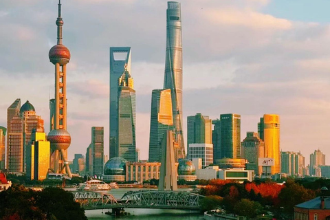 Shanghai: Old Town, Oriental Pearl Ticket & River Cruise Daytime River Cruise: Old Town Route, Oriental Pearl Ticket