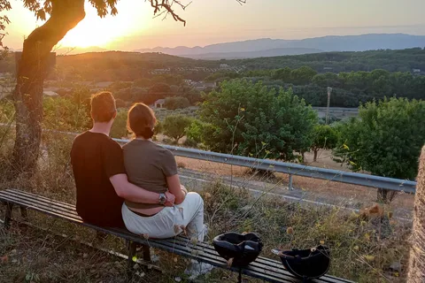 Mallorca: , Mallorquinischer Sonnenuntergang, Reiten, mit Getränken