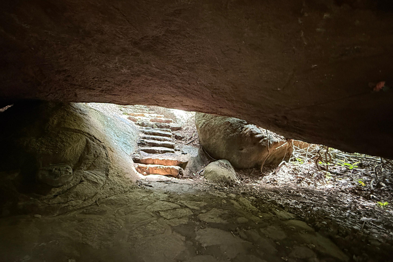 From Colombo: Cave Temples, Jungle Trek & Waterfall Swim