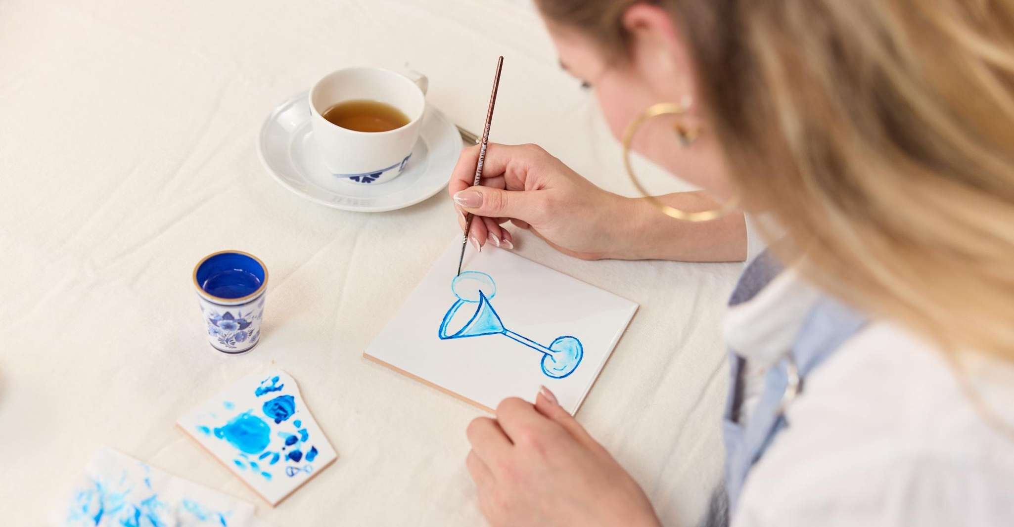 Amsterdam: Traditional Dutch Blue Tile Painting Workshop photo 17