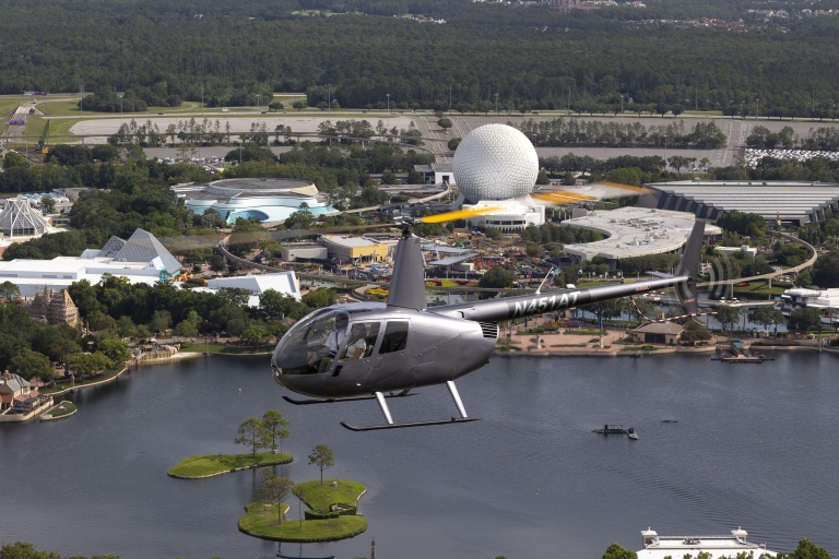 Orlando: Narrated Helicopter Flight Over Theme Parks 25-30 minutes (theme parks + downtown)
