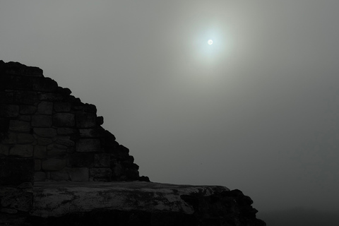 From Bacalar: Ichkabal Ruins + Lagoon Tour + Los Rápidos 2 Highligts Only: Ichkabal Mayan Ruins & Pontoon Boat Tour