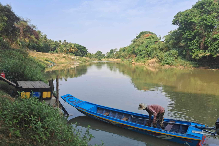 Battambang: Sangker River Boat Tour to Cheu Teal Village