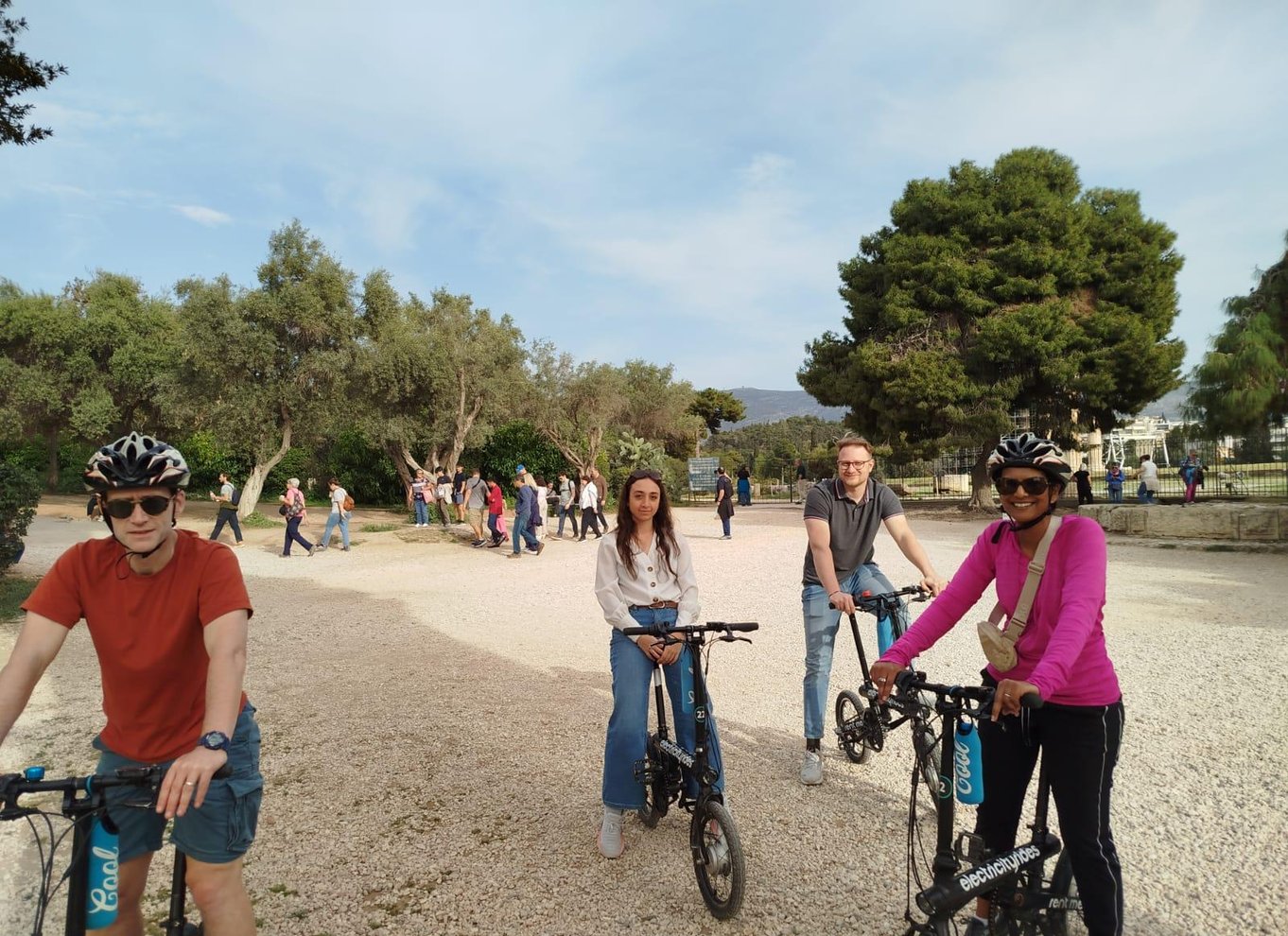 Athen: Oplev byrundvisningen på elektrisk cykel