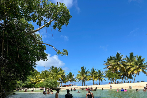 Rincon Beach och Cayo Levantado från Punta Cana