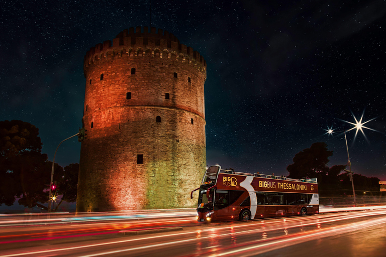 Thessaloniki: Big Bus Hop-On Hop-Off Open-Top Bus Tour Panoramic Night Tour by Open-Top Bus