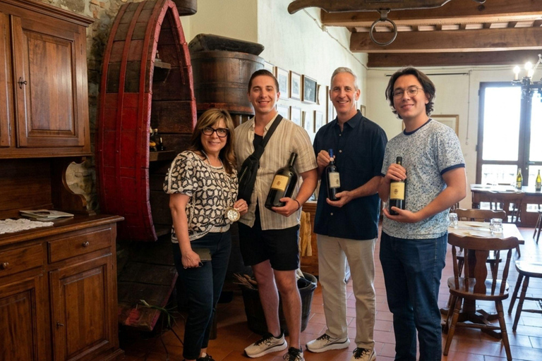 Winery & Vineyard Tour with Guided Tasting near Pisa Wine Tour in English