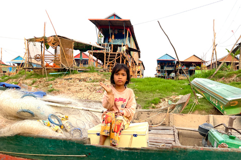 Siem Reap: Kampong Pluk Vissersdorp Halve Dag Tour