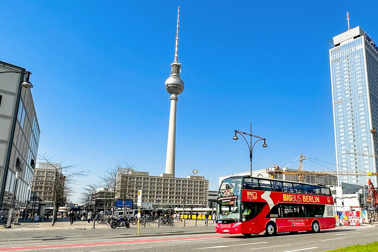 Berlin: Hop-On/Hop-Off Sightseeing Bus mit Bootsoptionen48-Stunden-Bustour, Currywurst und Rundgang