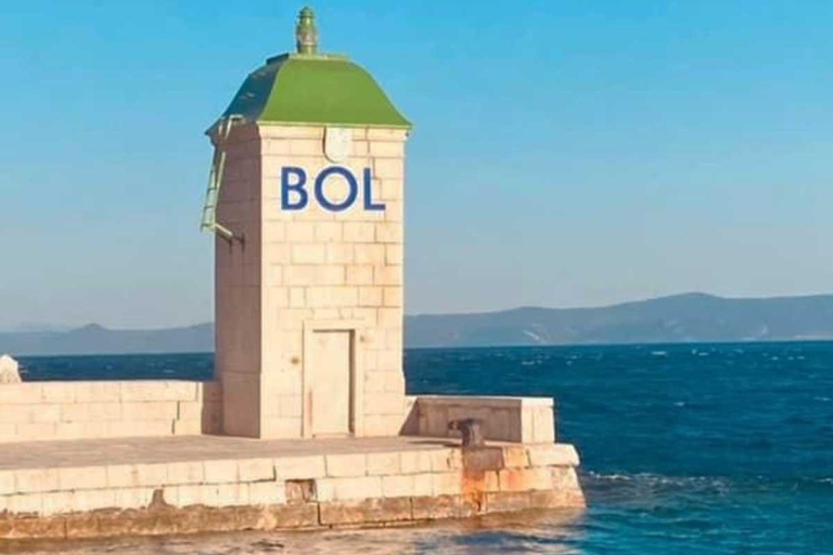 Excursion privée en hors-bord sur l'île de Brač depuis Split et Trogir