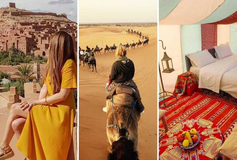 From Fes to Marrakech via Merzouga desert 3-day tour