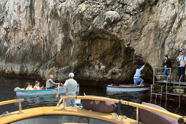 Capri Full Experience:Blue Grotto+Faraglioni Swim+City Visit Premium