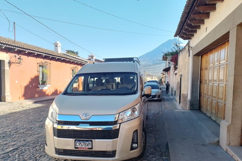 From Antigua: One Way Shared Minivan to Panajachel Atitlan