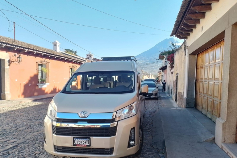 From Antigua: One Way Shared Minivan to Panajachel Atitlan