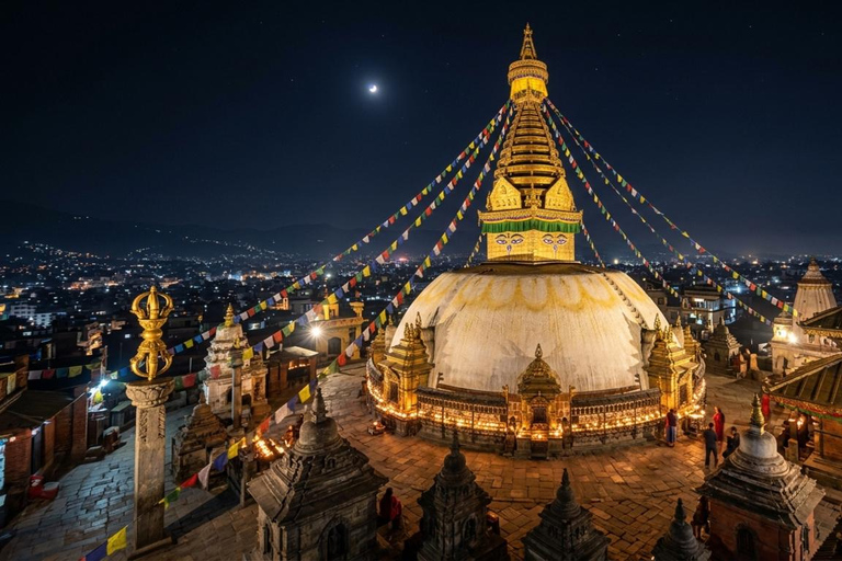 Kathmandu: Swayambhunath After Dark