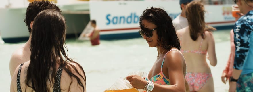 Key West : Happy Hour Sandbar Adventure et croisière au coucher du soleil