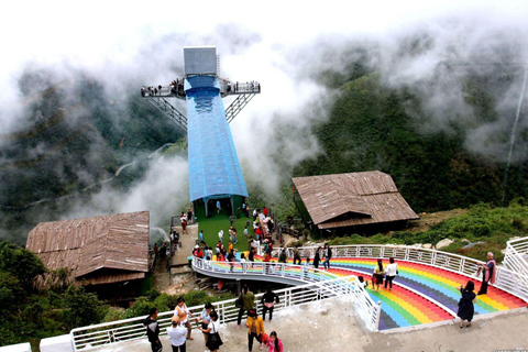 Hanoi: Sapa 3-Day Fansipan, Glassbridge, Cat Cat & Moana Half Day Glassbridge & Silver Waterfall From Sapa Town